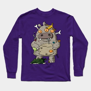 Stinky Garbage Monster Long Sleeve T-Shirt